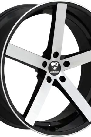Wholesale RAVETTI M1 5X120 20x8.5 +38 BLACK BRUSHED