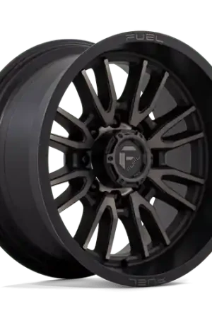 Fuel 1PC D762 CLASH 8X180 20X10 -18 MATTE BLACK DOUBLE DARK TINT Authentic