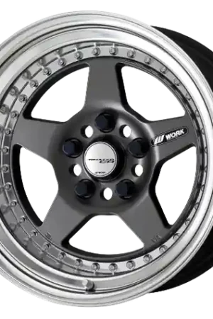 Factory Price Work Meister Cr01 5x100 16x6.5+1 O Disk Matte Gunmetal