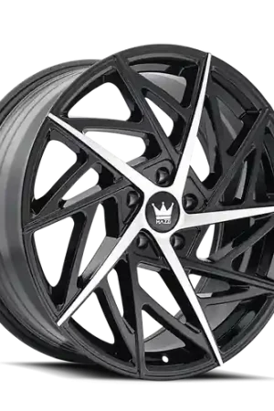 Modern Mazzi Freestyle 377 5x108 18x8+35 Gloss Black/Machined
