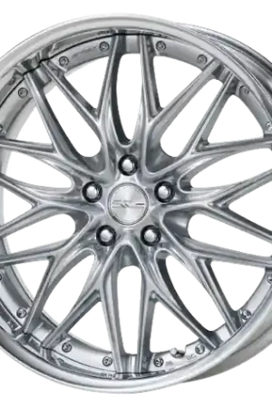 Work Schwert Quell 5x108 19x10.5+45 O Disk Silky Rich Silver Must Have