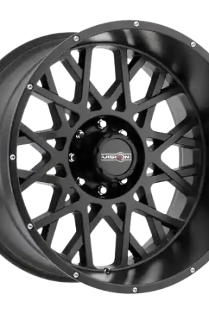 Latest Vision Off-Road 412 Rocker 5x139.7 20x9+12 Satin Black