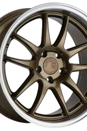 Luxury Aodhan DS02 5x114.3 18x9.5+30 Bronze w/Machined Lip