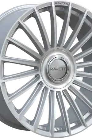 RAVETTI M18 5X114.3/5X120 17x7.5 +38 GLOSS BLACK New Arrival