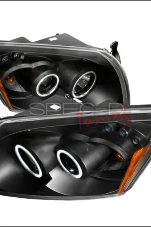 Dodge Caliber Spec-D CCFL Halo Projector Headlights - Black - 4LHP-CAL06JM-KS Big Sale
