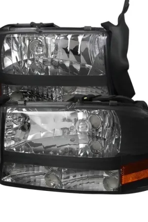 Dodge Dakota Spec-D Black Headlight - 2LH-DAK97JM-ABM Hassle-Free Returns