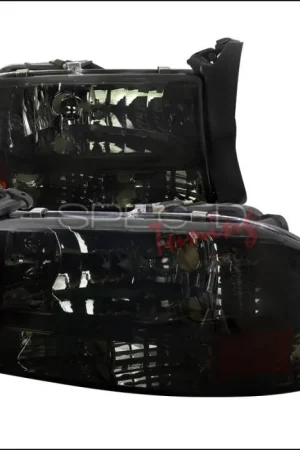 Hot Picks Dodge Dakota Spec-D Headlights - Smoked - 2LH-DAK97G-ABM