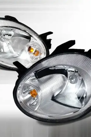 Dodge Neon Spec-D Crystal Housing Headlights - Chrome - 2LH-NEO03-KS Weekend Sale
