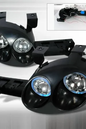 Buy Today Dodge Neon Spec-D Ralli-Style Halo Projector - Black Paintable Housing - LHP-NEO95JMBH
