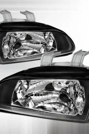 Latest Ford E-Series Spec-D Crystal Housing Headlights - Chrome - LH-ECON92-KS