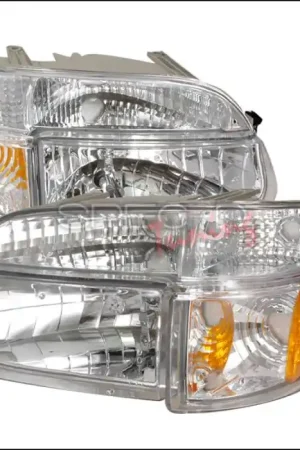 Ford Explorer Spec-D Crystal Housing Headlights - Chrome - 2LPLH-EPOR95-KS Final Sale