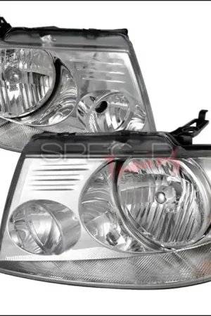 Exclusive Offer Ford F150 Spec-D Crystal Housing Headlights - Chrome - 2LH-F15004-RS