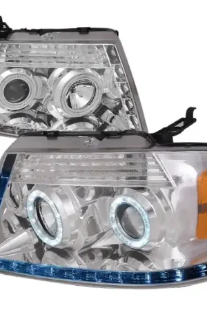 Free Returns Ford F150 Spec-D R8 Projector Headlight - 2LHP-F15004-8-RS