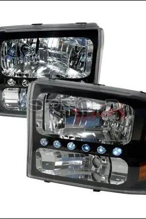 Don’t Miss Out Ford F250 Spec-D Crystal Housing Headlights - Black - 2LH-F25099JM-KS