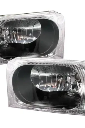 Don’t Miss Out Ford F250 Spec-D Crystal Housing Headlights - Black - LH-F25099JM-APC