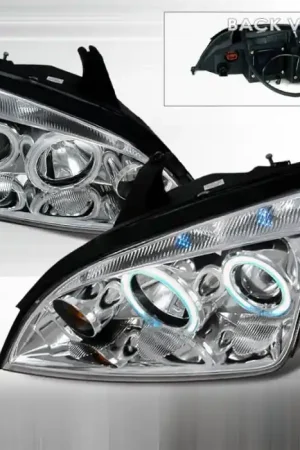 High Quality Ford Focus Spec-D CCFL Halo Projector Headlights - Chrome - 3LHP-FOC05-KS
