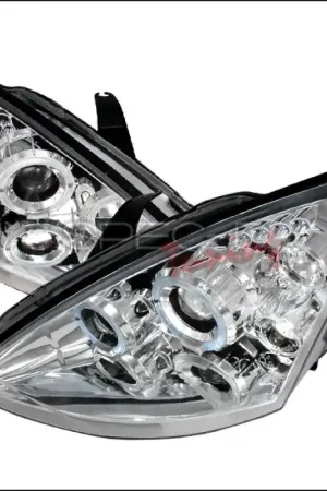 Direct From Manufacturer Ford Focus Spec-D Halo LED Projector Headlights - Chrome - 2LHP-FOC00-TM