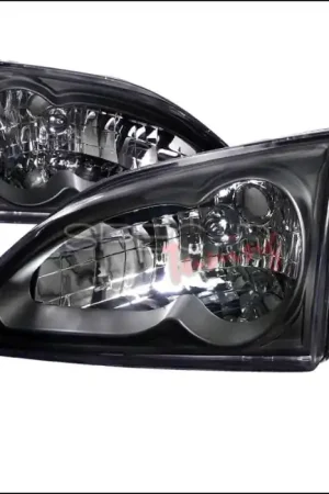 Buy Today Ford Mustang Spec-D Black Housing Headlights - LH-MST94JM-RS