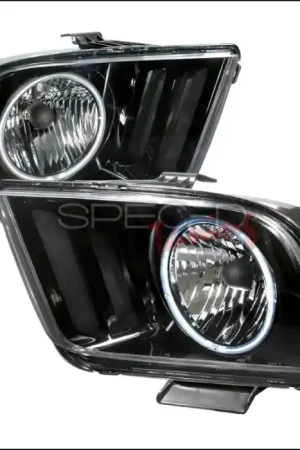 Save Now Ford Mustang Spec-D Crystal Housing Headlights - Black - 3LH-MST05JM-KS