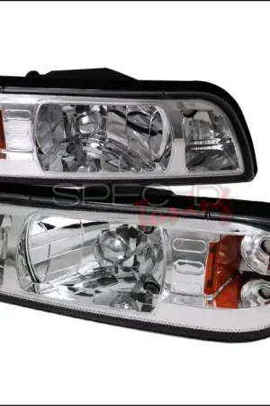 Ford Mustang Spec-D Crystal Housing Headlights - Chrome 1PC - 2LCLH-MST87-RS Trending