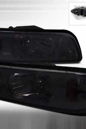 Ford Mustang Spec-D Crystal Housing Headlights - Smoke 1PC - 2LCLH-MST87G-RS Grab Now