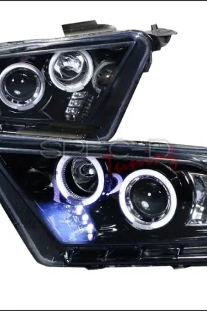 Ford Mustang Spec-D Projector Headlight Gloss - Black Housing - Smoke Lens - LHP-MST10G-TM Hot Deal