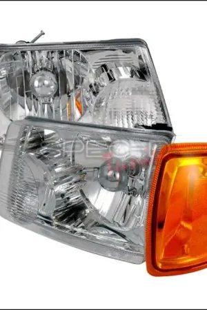 Ford Ranger Spec-D Crystal Housing Headlights - Chrome - 2LH-RAN01-KS Hassle-Free Returns
