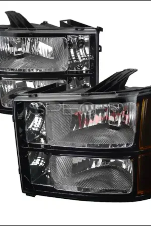 GMC Sierra Spec-D Black Headlight - 2LH-SIE07JM-DP Buy Online