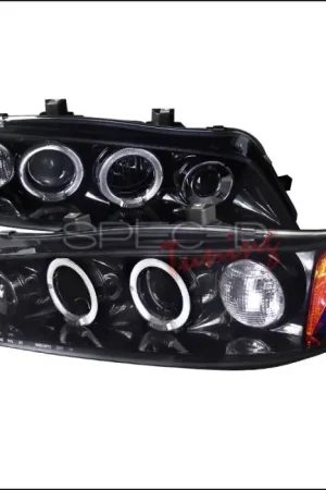 Honda Accord Spec-D Black Housing Projector Headlights - Smoked Lens Gloss - 2LHP-ACD94G-TM Factory Price