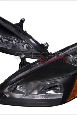 Honda Accord Spec-D Crystal Housing Headlights - Black - 2LH-ACD03JM-RS Last Chance