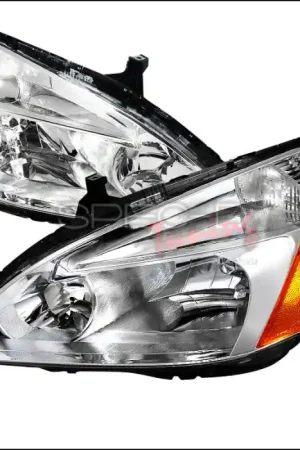 Honda Accord Spec-D Euro Headlights - Chrome Housing - 2LH-ACD03-RS Must Have