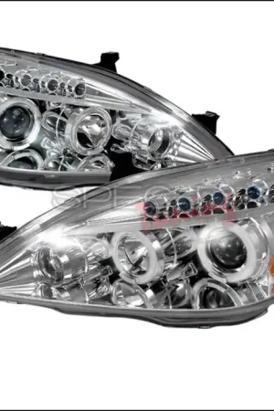 Honda Accord Spec-D Halo LED Projector Headlights - Chrome - 2LHP-ACD03-TM Place Order