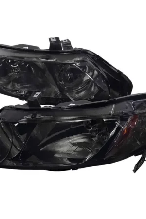 Honda Civic 4DR Spec-D Headlights - Smoke - 2LH-CV064G-RS Affordable