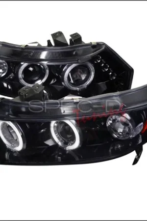 Honda Civic Spec-D Black Housing Projector Headlights - Smoked Lens Gloss - 2LHP-CV062G-TM Big Sale