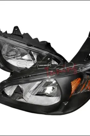 Instant Buy Honda Civic Spec-D Crystal Housing Headlights - Black - 2LH-CV04JM-RS