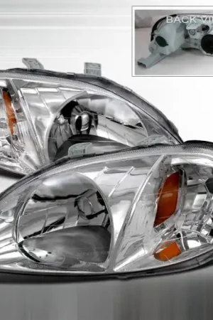 Honda Civic Spec-D Crystal Housing Headlights - Chrome - 2LH-CV99-DP Hot Picks