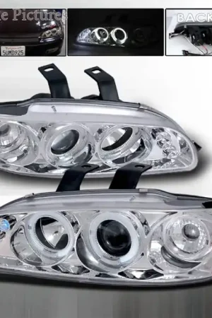 Don’t Miss Out Honda Civic Spec-D Halo LED Projector Headlights - Chrome - 2LHP-CV923-TM