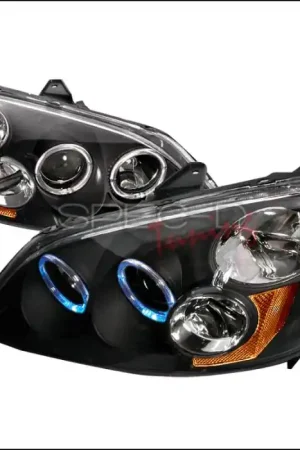 Brand New Honda Civic Spec-D Halo Projector Headlights - Black - 2LHP-CV01JM-KS