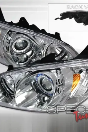Honda Civic Spec-D Halo Projector Headlights - Chrome - 2LHP-CV04-KS Luxury