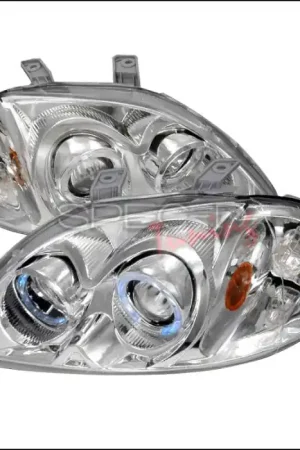 Honda Civic Spec-D Halo Projector Headlights - Chrome - 2LHP-CV96-KS Affordable