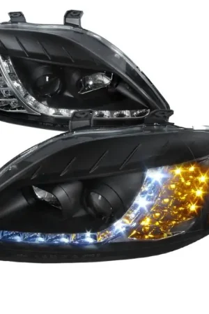Affordable Honda Civic Spec-D R8 Style Projector Headlights - 2LHP-CV99JM-8V2-TM