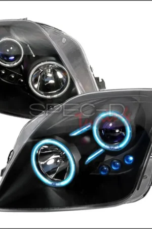 Honda Prelude Spec-D CCFL Halo Projector Headlights - Black - 3LHP-PL97JM-KS Original