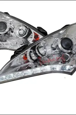 Bulk Order Hyundai Genesis Spec-D LED Projector Headlights - Chrome Housing - 2LHP-GENS210-TM
