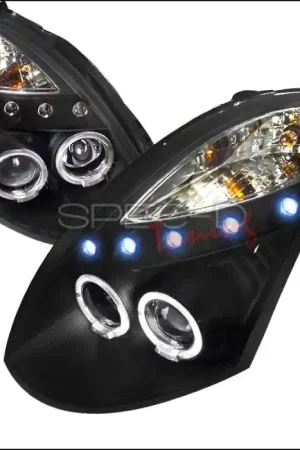 Infiniti G35 Spec-D Black Housing Projector Headlight - LHP-G35032JM-TM While Supplies Last