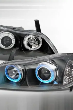 Free Shipping Infiniti I-30 Spec-D Halo Projector Headlights - Black - LHP-I3000JM-KS