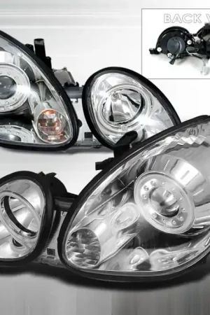 Authentic Lexus GS Spec-D CCFL Halo Projector Headlights - Chrome - 3LHP-GS30098-KS