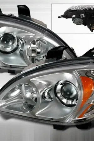 Special Offer Mercedes-Benz ML Spec-D Halo Projector Headlights - Chrome - 2LHP-BW16398-KS