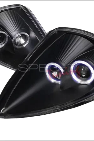 Must Have Mitsubishi Eclipse Spec-D Halo Projector Headlights - Black Housing - LHP-ELP00JM-ABM