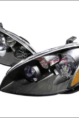 Seasonal Sale Nissan Altima Spec-D Crystal Housing Headlights - Black - 2LH-ALT02JM-KS