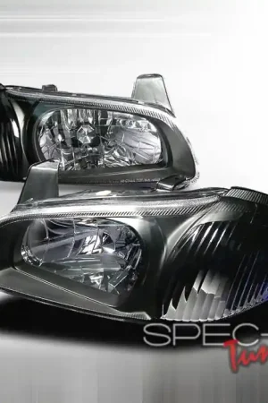 Nissan Maxima Spec-D Crystal Housing Headlights - Black - LH-MAX00JM-KS Latest